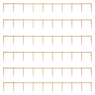 Balustrade façon bois 1/87 HO FALLER