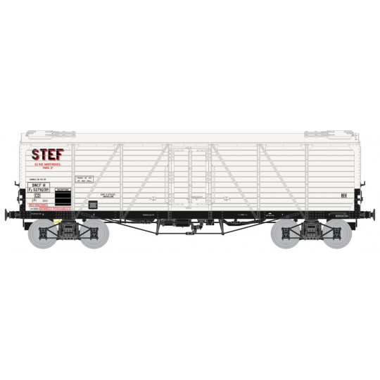 Wagon couvert frigo bogies type TP STEF 1/87 HO REE
