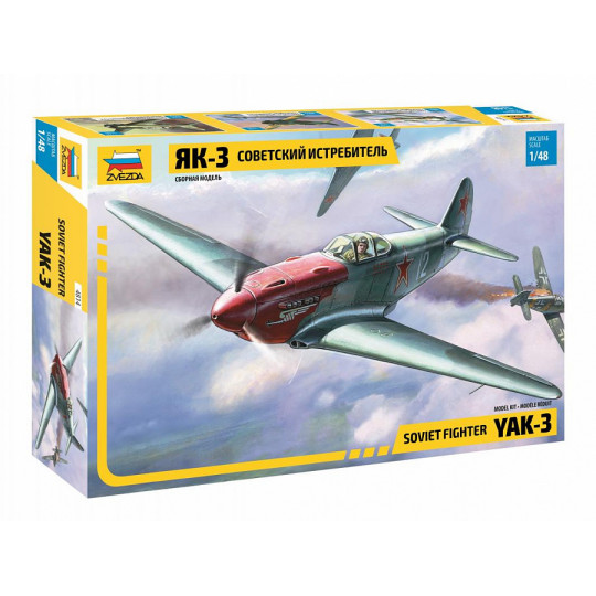 Chasseur soviétique Yakolev Yak 3 maquette 1/48 ZVEZDA