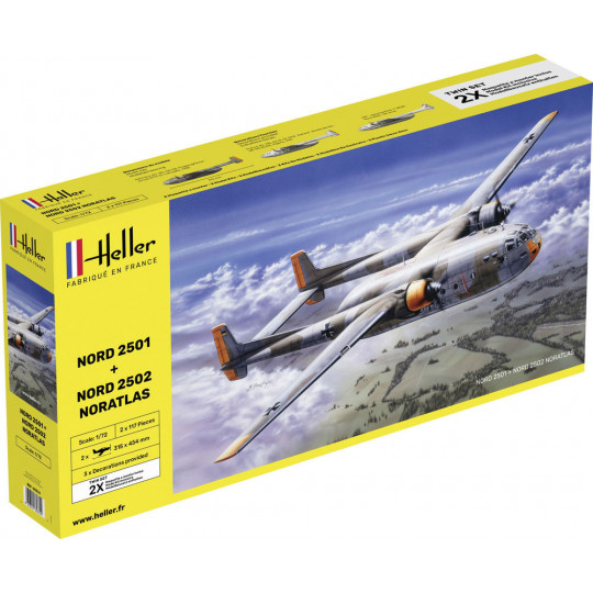 NORD 2501 & 2502 NORATLAS 1/72 HELLER