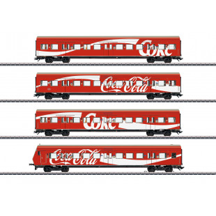 Coffret Set voitures voyageurs DB "S-Bahn" "Coca Cola" 1/87 MARKLIN
