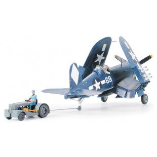 Chance Vought F4U-1D CORSAIR & Tracteur de pont 1/48 TAMIYA