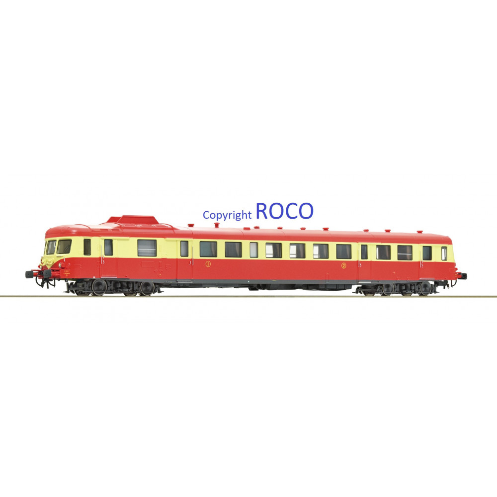 Autorail Diesel Digital Son X 2800 Rouge  SNCF 1/87ème HO ROCO