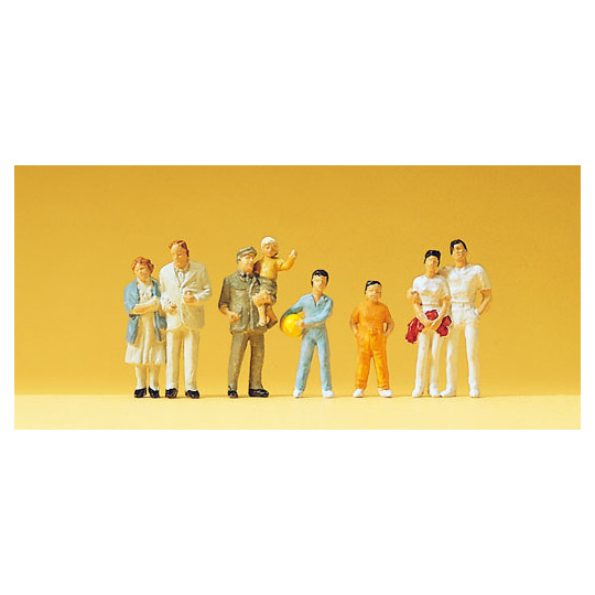 Spectateurs 1/87 HO PREISER