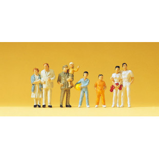 Spectateurs 1/87 HO PREISER