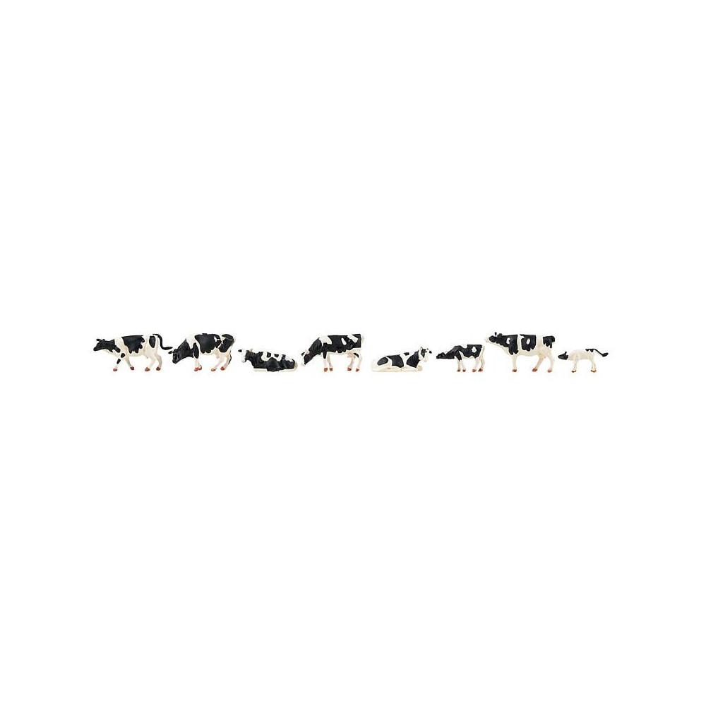 Vaches frisonnes pies noires 1/87 HO FALLER