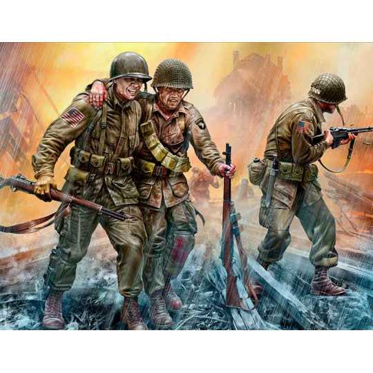 Parachutistes américains 1944 1/35 Master Box