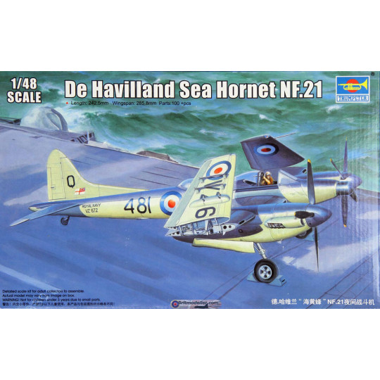 De Havilland SEA HORNET NF.21 1/48 TRUMPETER
