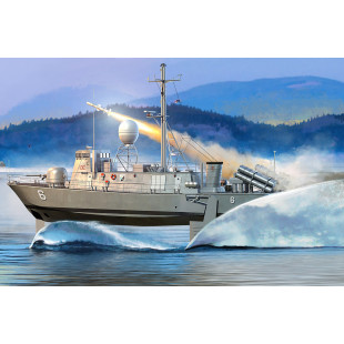 Bateau Hydrofoil type USS PHM Pegasus Class 1/200 HOBBYBOSS