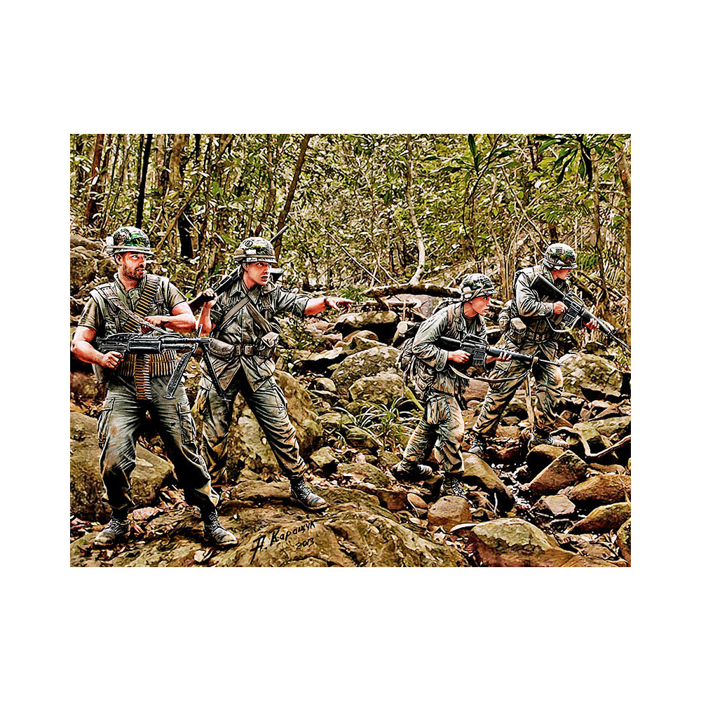 Militaires US VietNam Jungle Patrol 1/35 MasterBox
