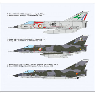 Dassault Mirage III E 1/72 MODELSVIT