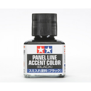 Panel line (jus- washes) noir 40ml TAMIYA