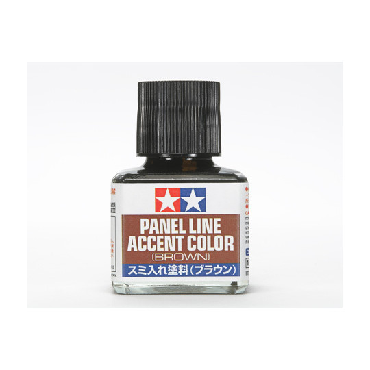 Panel line (jus- washes) marron 40ml TAMIYA