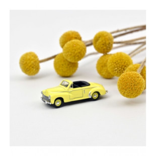 PEUGEOT 203 cabriolet 1952 Jaune Sulphur 1/87 NOREV