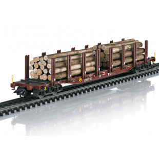 Coffret 3 u Wagons plats à ranchers & chargement 1/87 TRIX