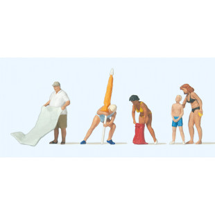 Prêts pour la baignade 1/87 HO PREISER