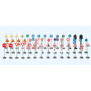 Panneaux routiers français 1/87 HO PREISER