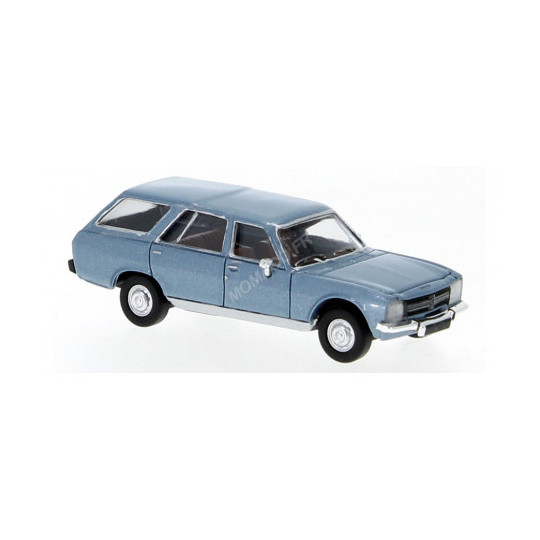 PEUGEOT 504 BRK 1978 bleu clair 1/87 PREMIUM