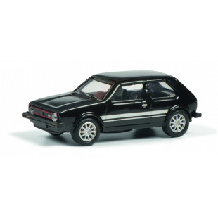 VOLKSWAGEN GOLF 1 GTi NOIRE 1/87 SCHUCO