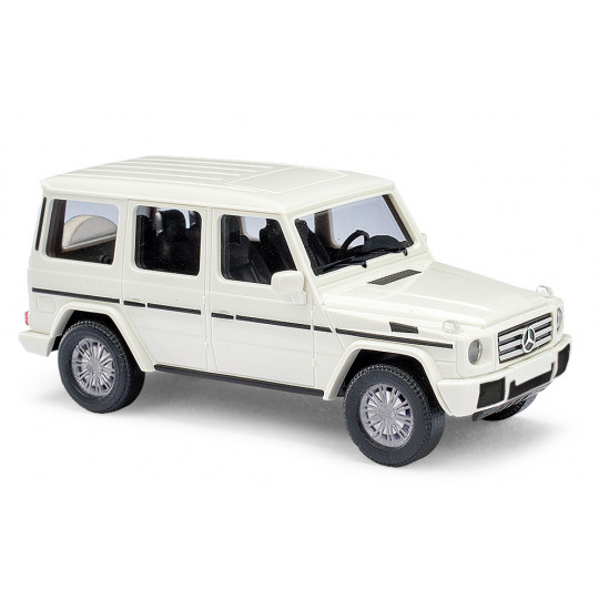 Mercedes-Benz G-Klass blanc 1/87 HO BUSCH