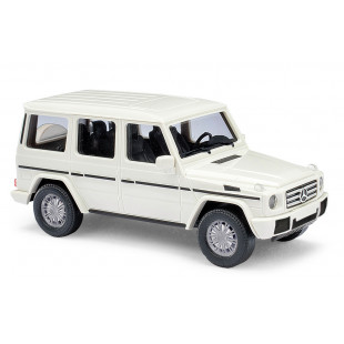 Mercedes-Benz G-Klass blanc 1/87 HO BUSCH