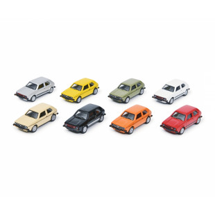 Coffret 8 voitures VOLKSWAGEN golf 1/87 SCHUCO