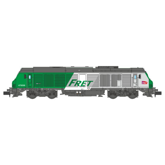 Locomotive diésel BB 75000 SNCF Fret N 1/160 REE PROMO