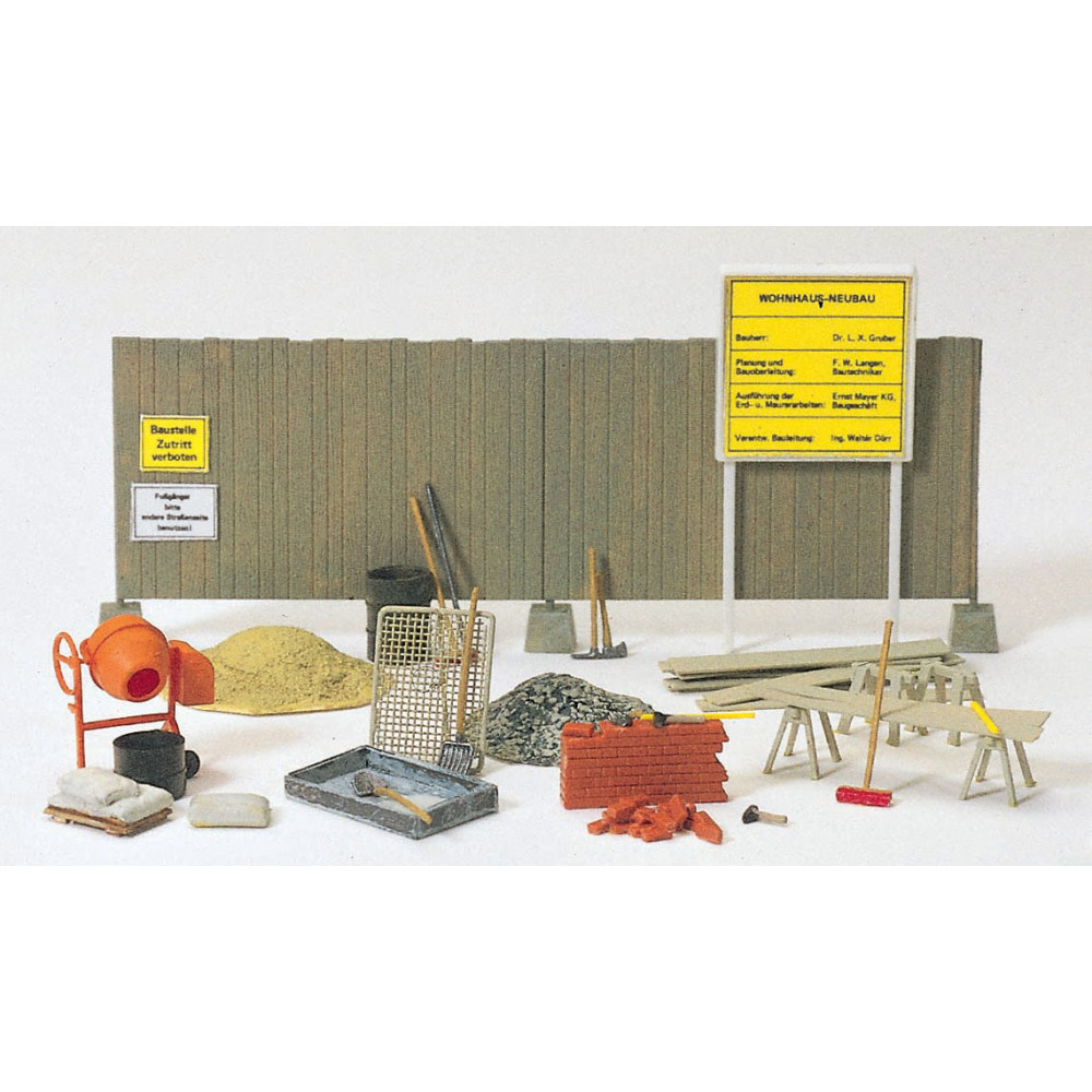 Chantier de construction 1/87 HO PREISER