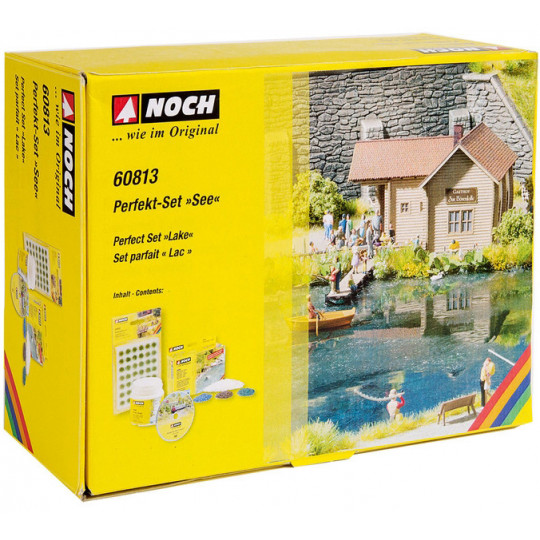 Set de décor complet pour 1 lac 1/87 NOCH