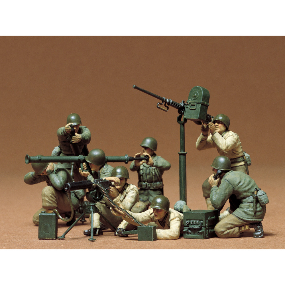 MORTIER US et Servants maquette 1/35 TAMIYA