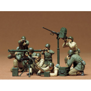 MORTIER US et Servants maquette 1/35 TAMIYA
