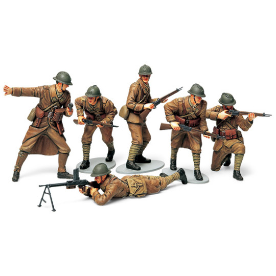 Figurines Infanterie France French Infantry set  1/35 TAMIYA