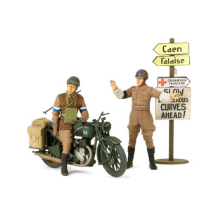 Moto BSA M20 ET Police Militaire maquette 1/35 TAMIYA
