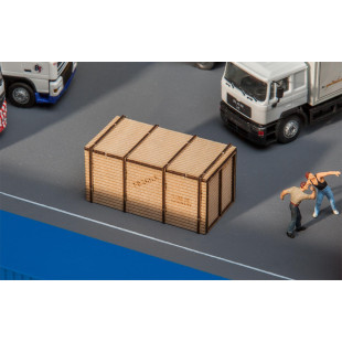 Caisse en bois 1/87 HO FALLER