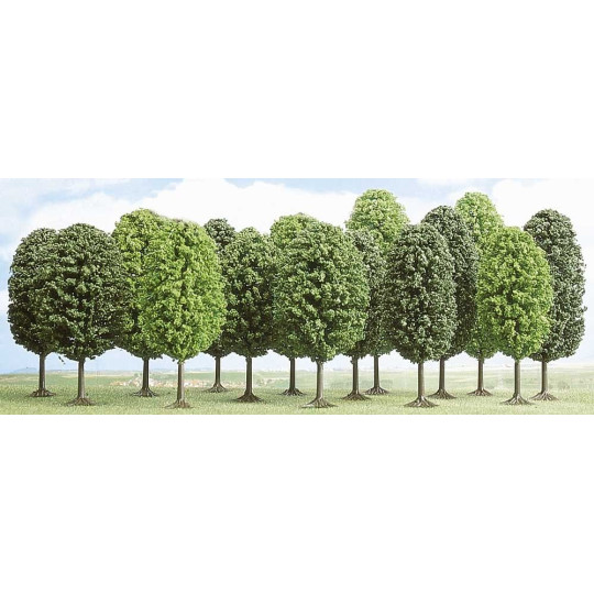 12 arbres à feuilles caduques 1/87 BUSCH