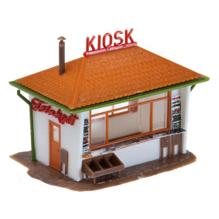 Kiosque à journaux et buvette maquette 1/87 HO FALLER