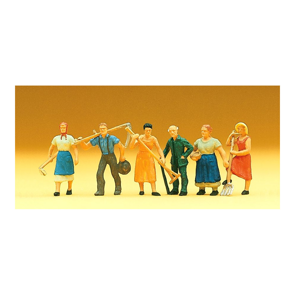 Personnages au 1/87 pour train électrique HO