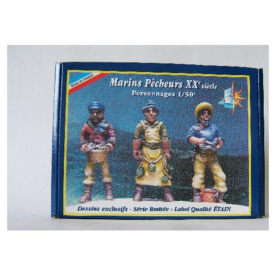 Boîte de 3 personnages pêcheurs - 1/50 SOCLAINE