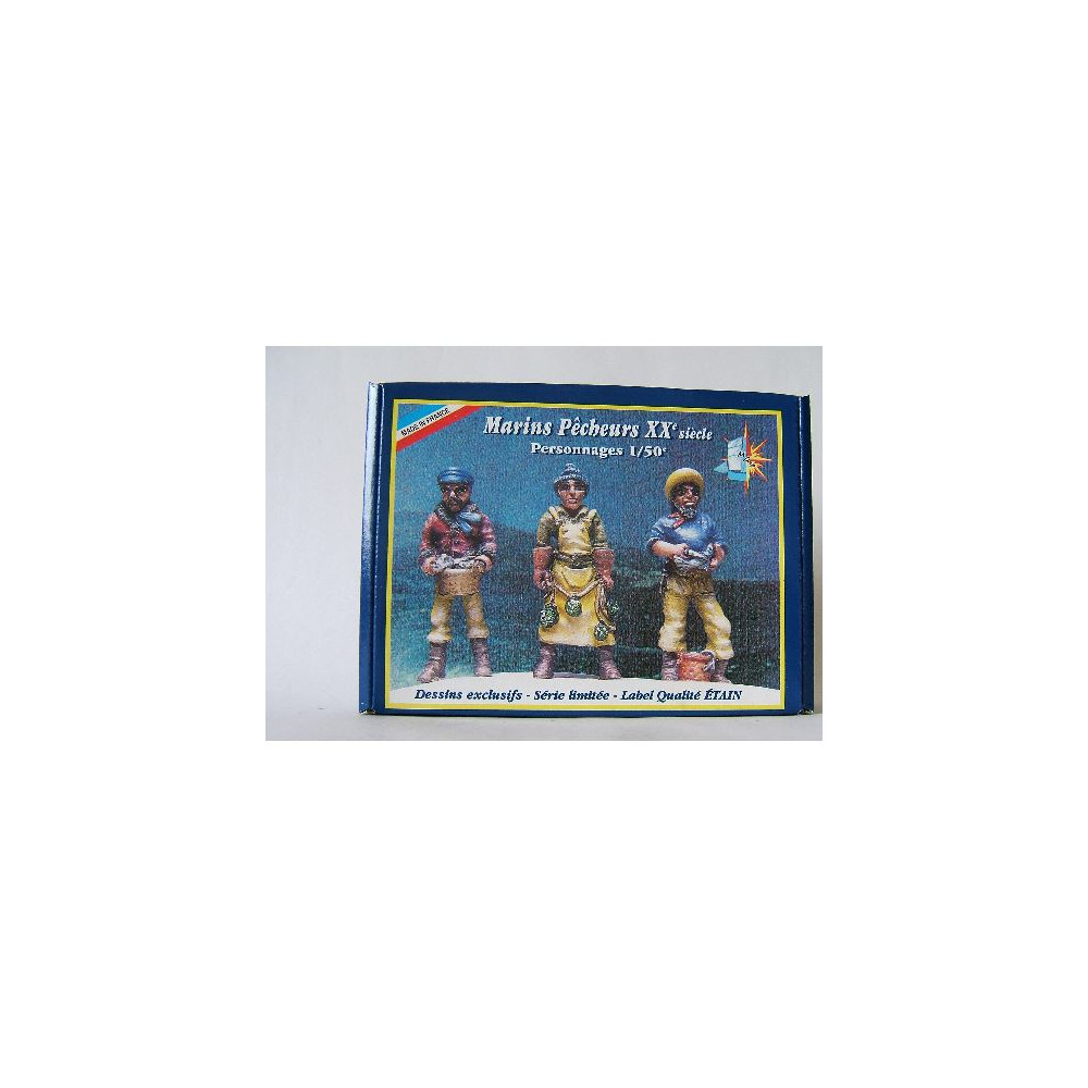 Boîte de 3 personnages pêcheurs - 1/50 SOCLAINE