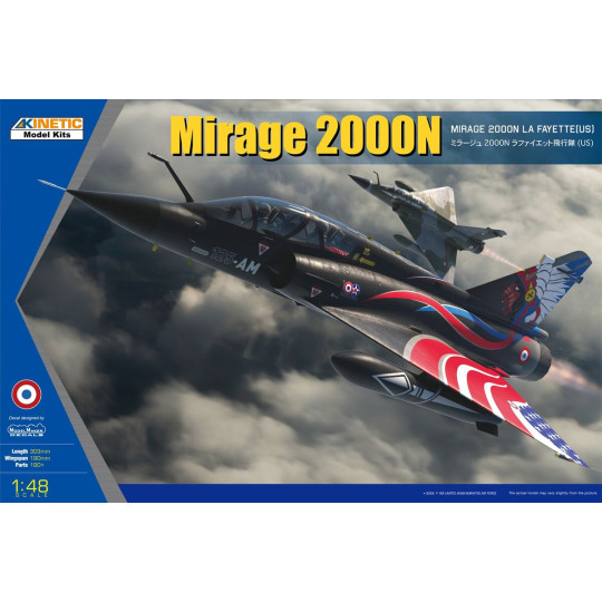 Dassault MIRAGE 2000N maquette 1/48 KINETIC