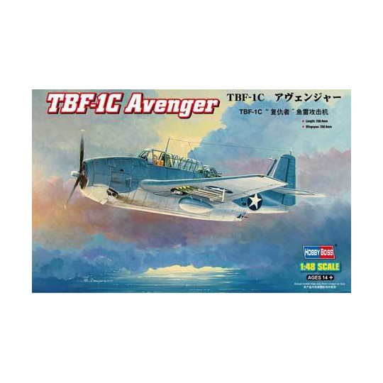 Grumman TBF-1C AVENGER 1/48 maquette HOBBY BOSS