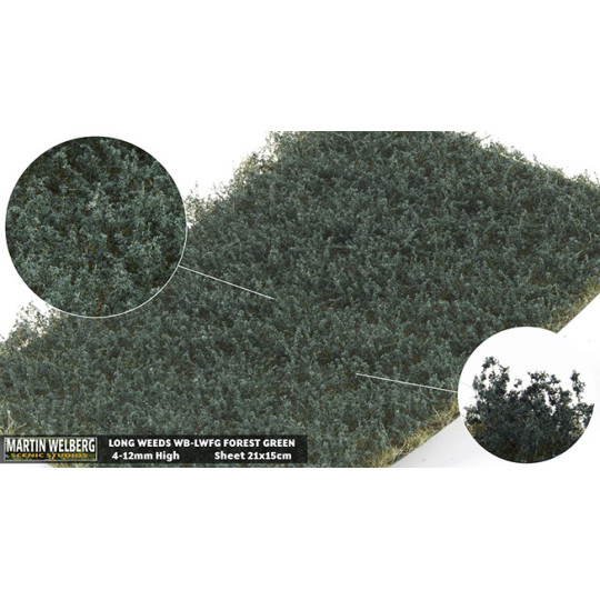 Décor herbes hautes vert forêt Martin Welberg