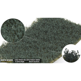 Décor herbes hautes vert forêt Martin Welberg