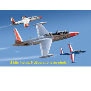 FOUGA MAGISTER (2 AVIONS) 1/48 KINETIC