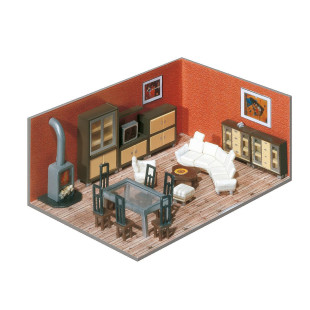 Aménagement intérieur d'immeuble 1/87 ho FALLER