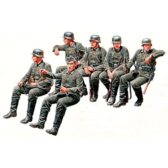 Infanterie allemande loin du front 1/35 MasterBox