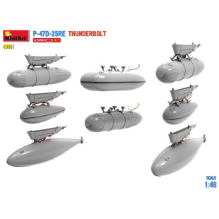Republic P-47D Thunderbolt "Bubbletop" maquette 1/48 MINIART