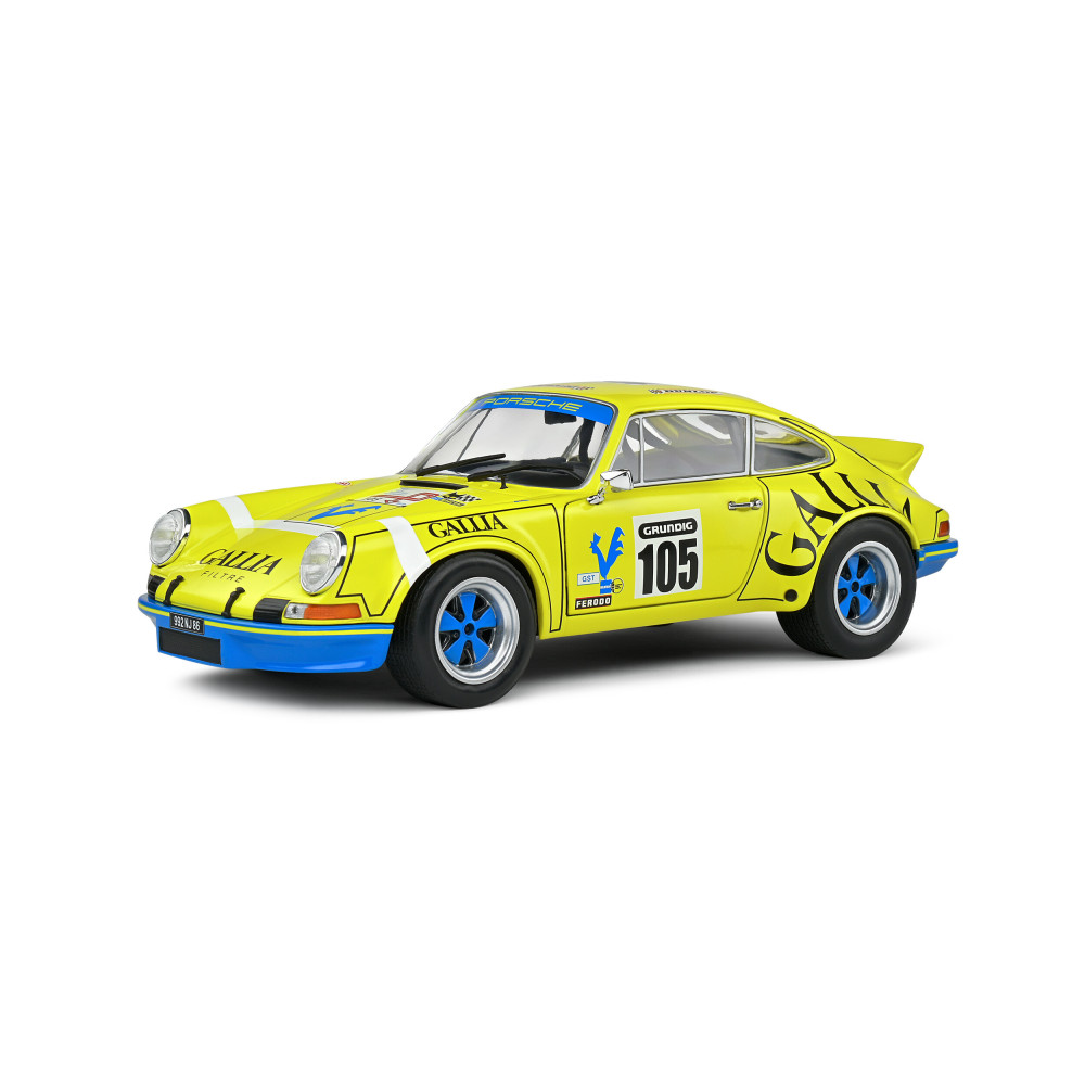 Porsche 911 RSR jaune tdf auto 1973 1/18 SOLIDO