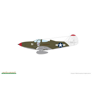 Avion P-39N Airacobra maquette 1/48 EDUARD ProfiPACK
