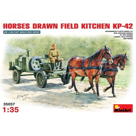 Attelage de cuisine de campagne allemand KP42 1/35 MINIART